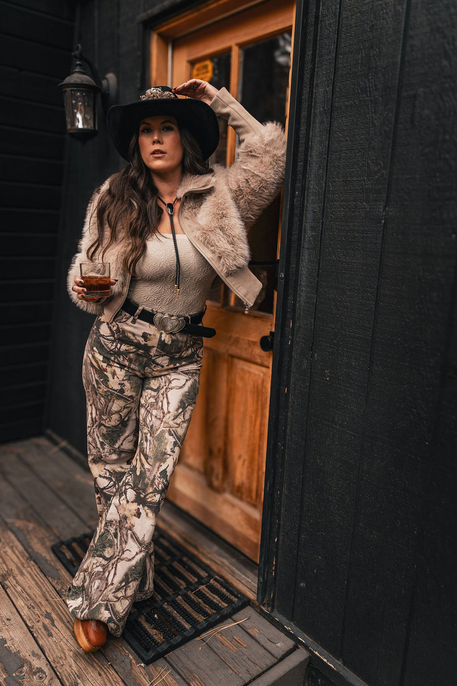 The Stone Vale Faux Fur Jacket