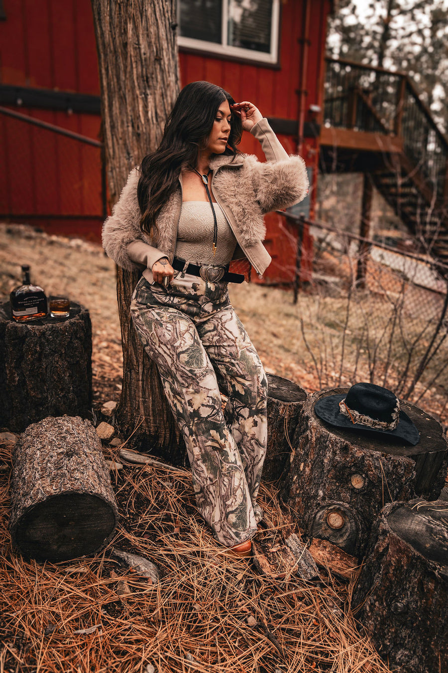 The  Highland Camo Print Pants