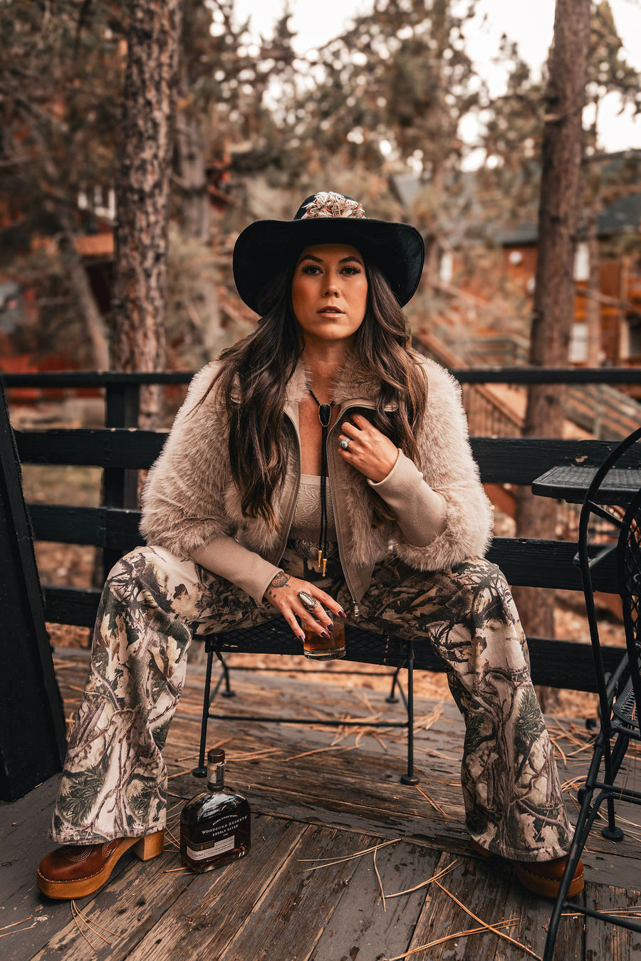 The Stone Vale Faux Fur Jacket