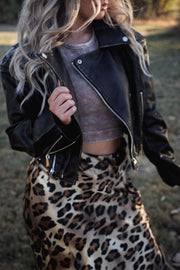 The Rowan  Noir Leather Jacket