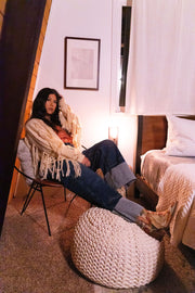 Moody Fringe Cardigan
