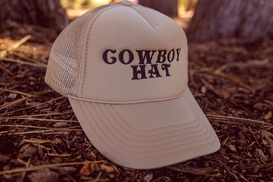 Cowboy Hat - Trucker Cap