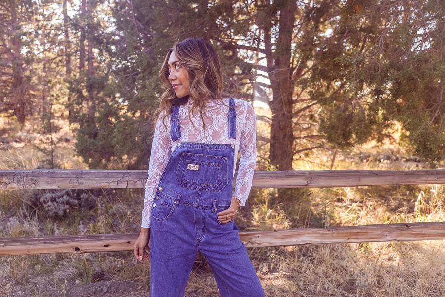 Ziggy Overall _FP Dupes - Med Blue