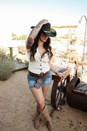 The Dylan Denim Mini Skirt