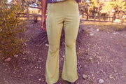 Lime Flare Hippie Pants