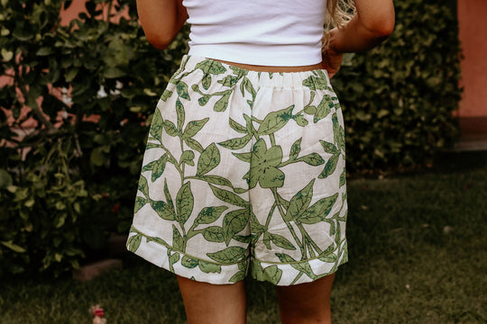 Green With Envy Camp Shorts